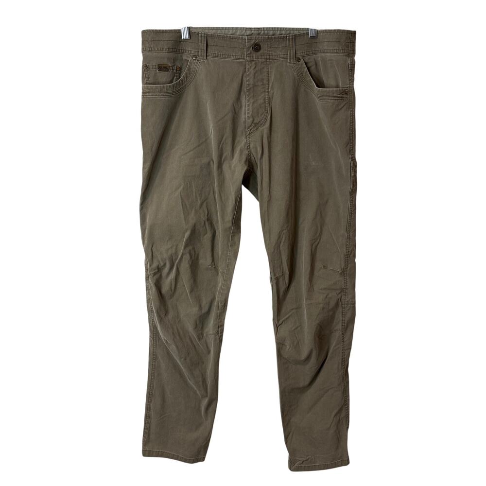 Kuhl Men's Revolvr Pants Cargo Hike Trail Brown‎ Gray 38 x 36
